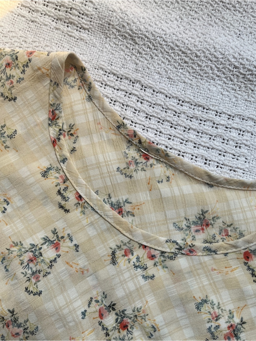 Vintage 90βs/ Y2K cottagecore mini dress - Picture 6 of 6